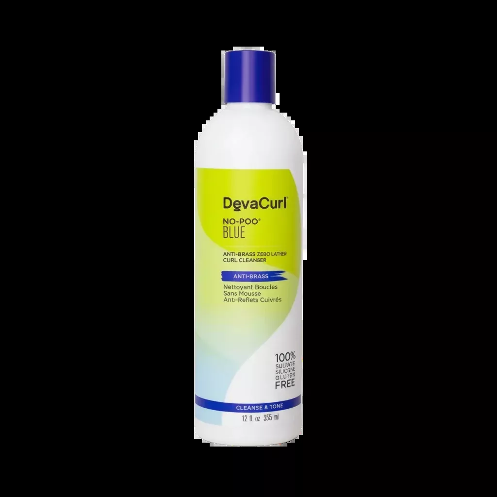 DevaCurl Blue Anti-Brass Cleanser 12 Oz