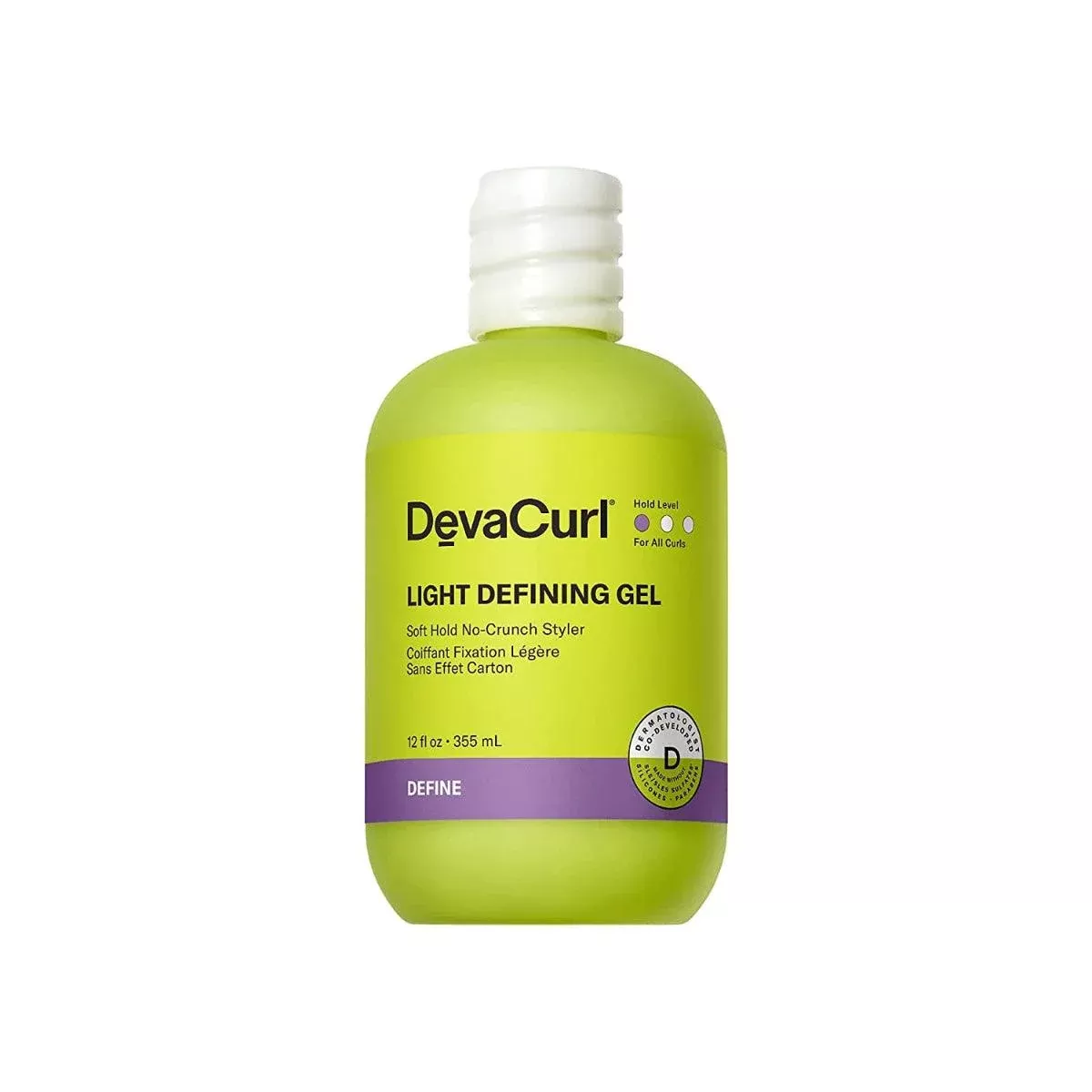 DevaCurl Light Defining Gel – Soft Hold Curl Defining Gel for Touchable, Frizz-Controlled Curls