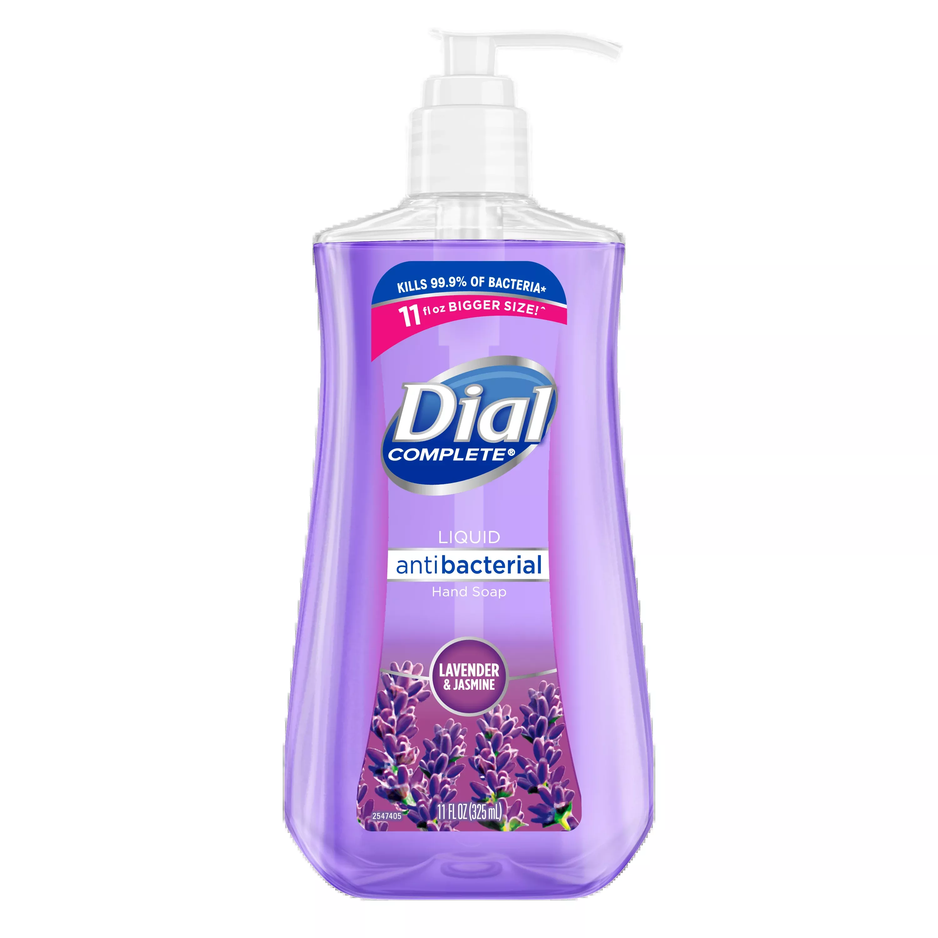 Dial Antibacterial Liquid Hand Soap Lavender 11 oz (2-PACK)