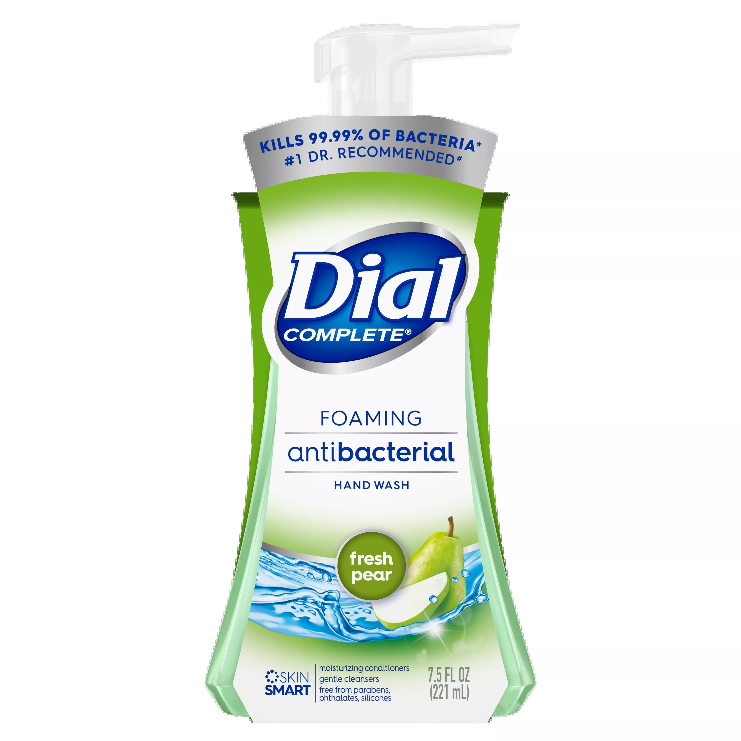Dial Complete Antibacterial Foaming Hand Wash, Fresh Pear, 7.5 oz