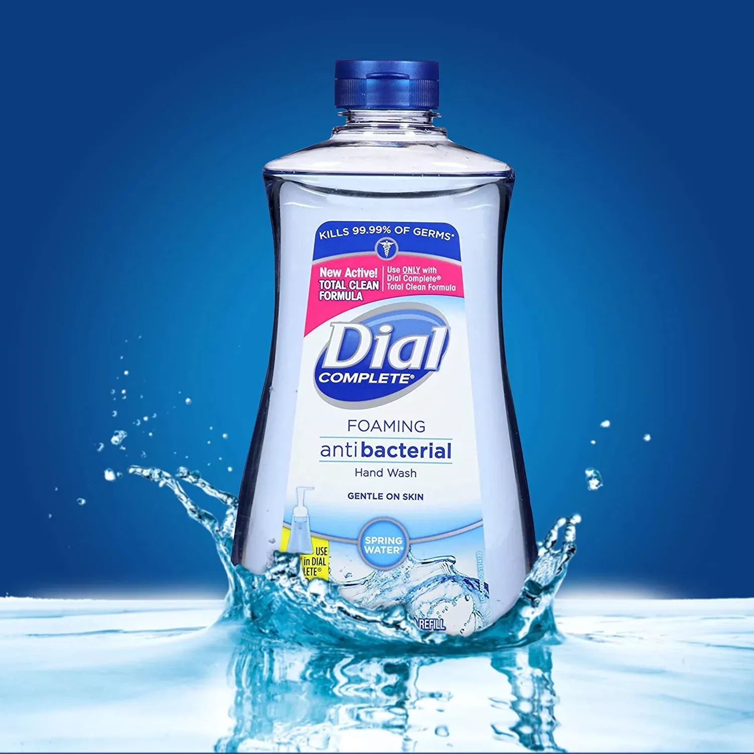 Dial Complete Antibacterial Foaming Hand Wash Refill, Spring Water, 32 oz