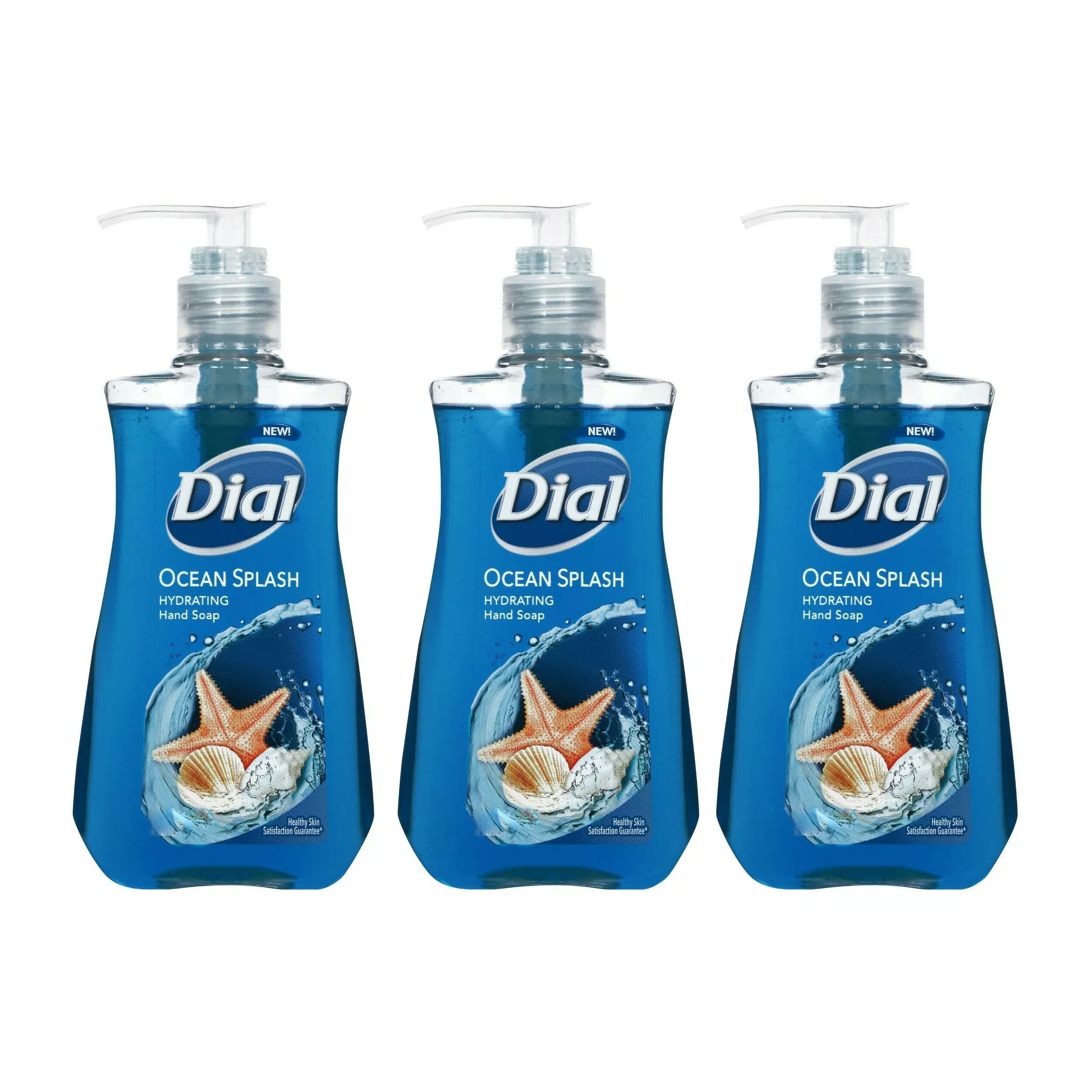 Dial Ocean Splash Hydrating Hand Soap 5.5 oz 162 ml "3-PACK"