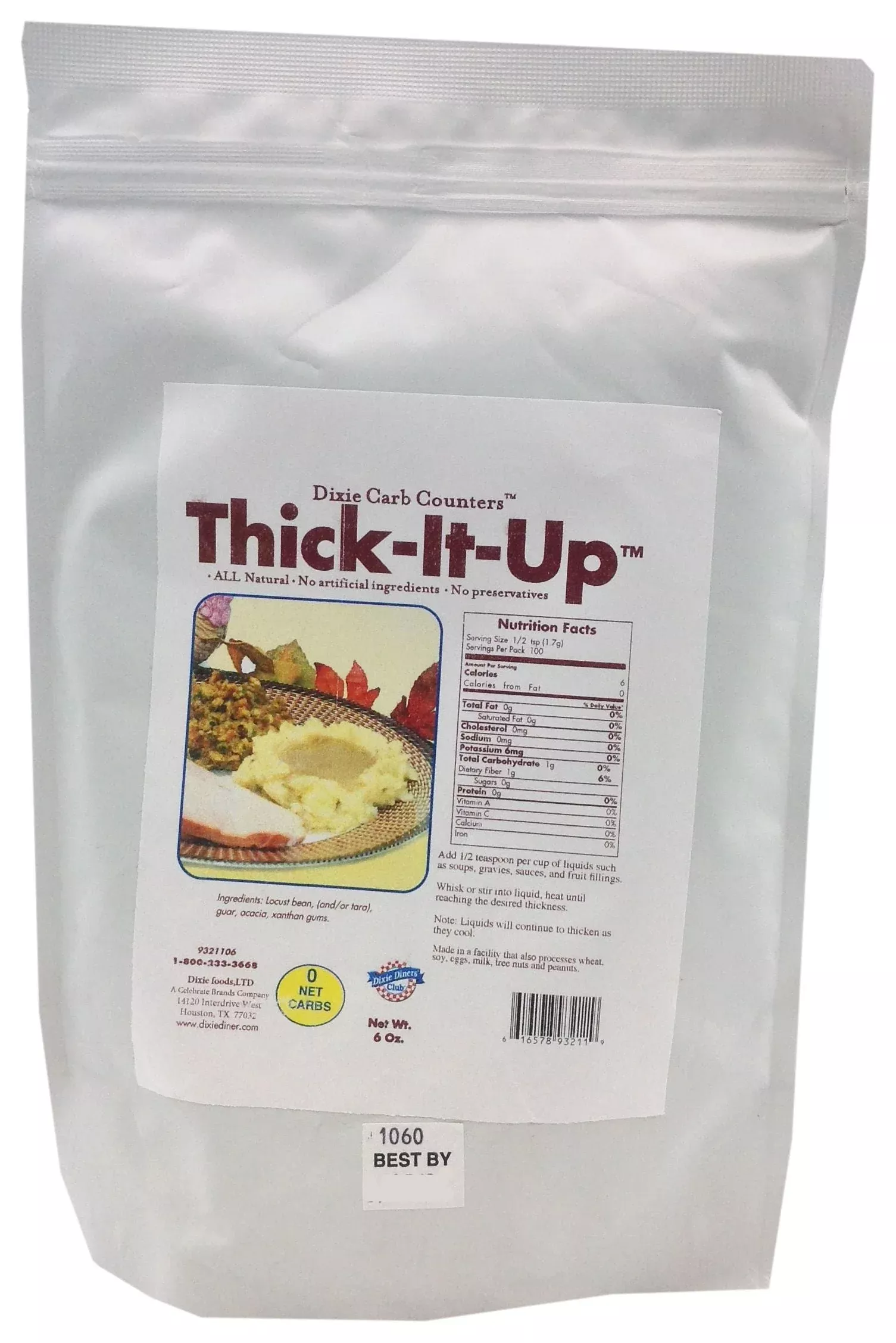 Dixie USA Carb Counters Thick It Up Low Carb Thickener (6 oz.)