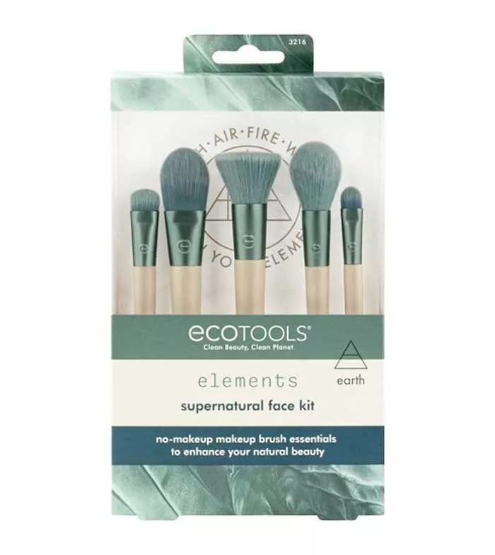 ElementsSupernatural Face Brush Kit - Earth