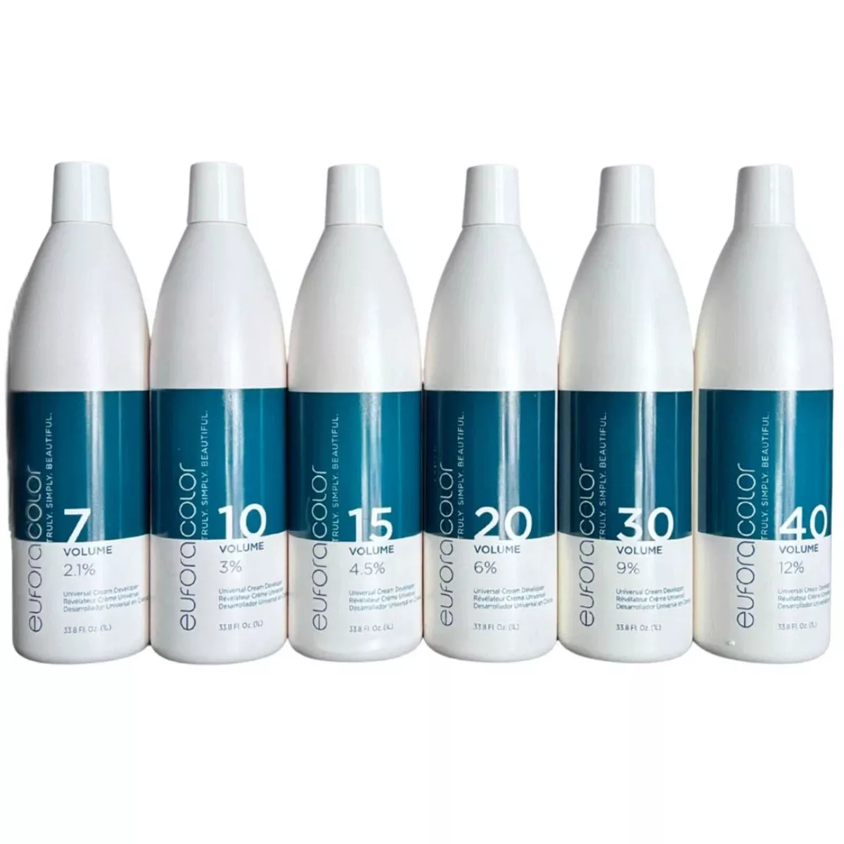 Eufora Universal Cream Developer 33.8 oz Cream Peroxide Developer