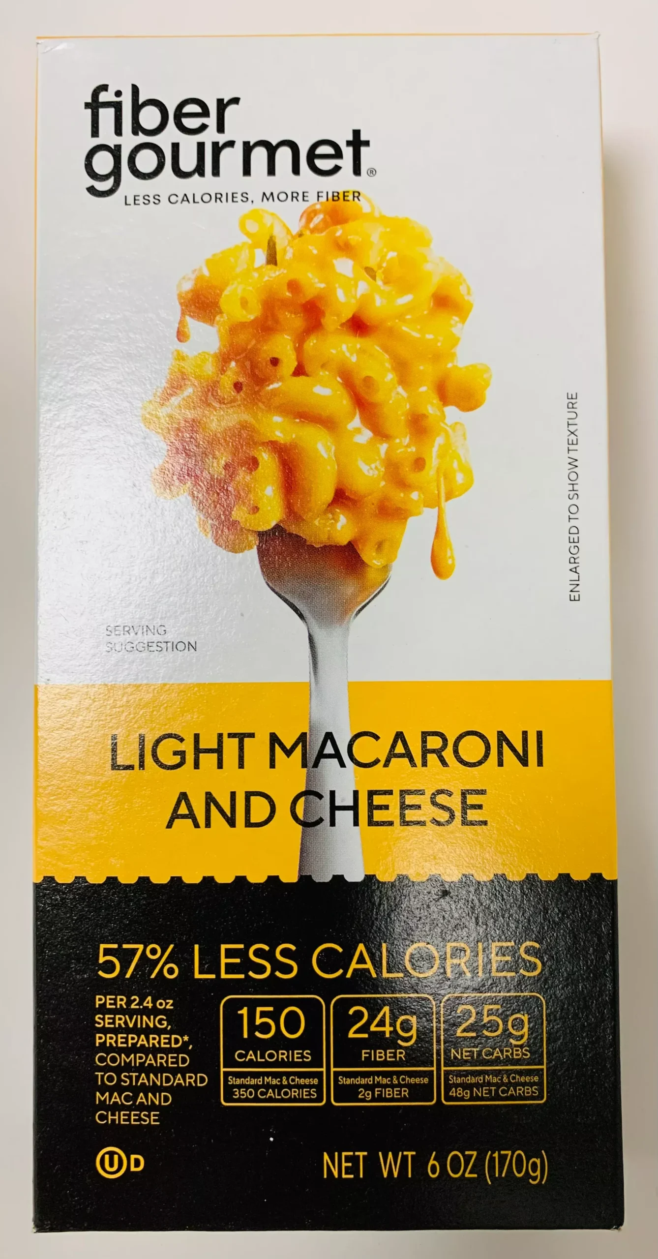Fiber Gourmet Light Macaroni and Cheese 6 oz