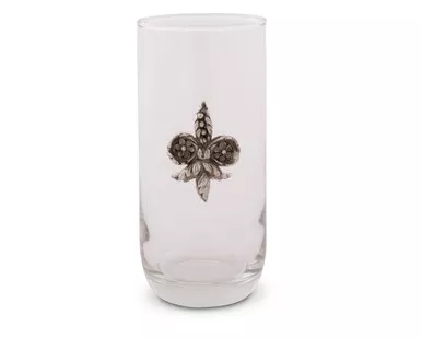 Fleur de Lis Ice Tea Glass by Vagabond House