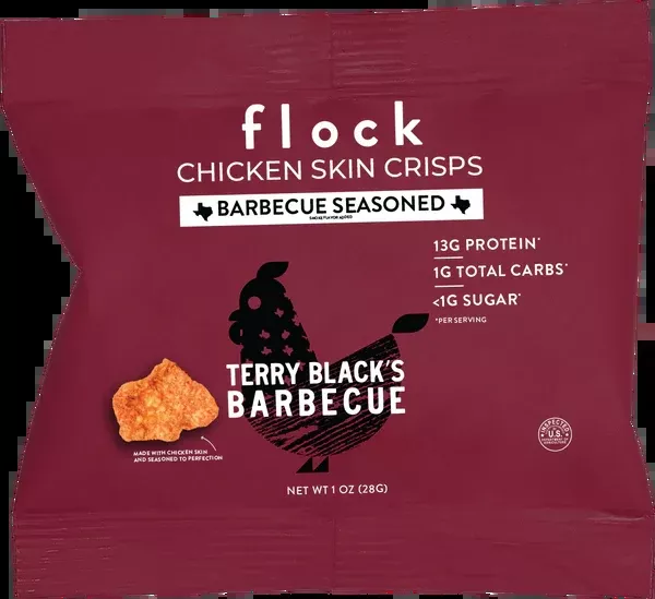 Flock Foods Keto Chicken Chips - Terry Black’s Barbecue