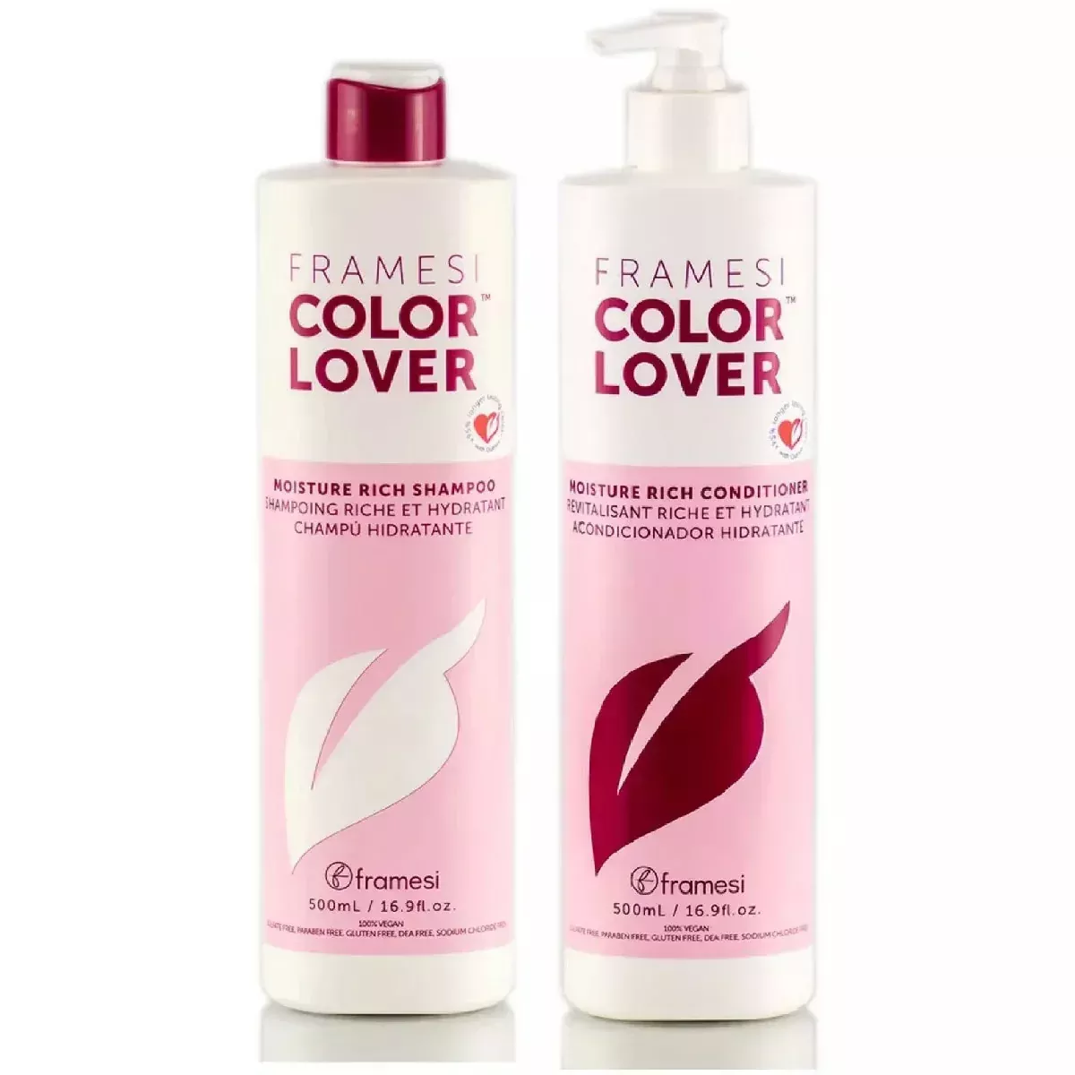 Framesi Color Lover Moisture Rich Shampoo and Conditioner Duo Set