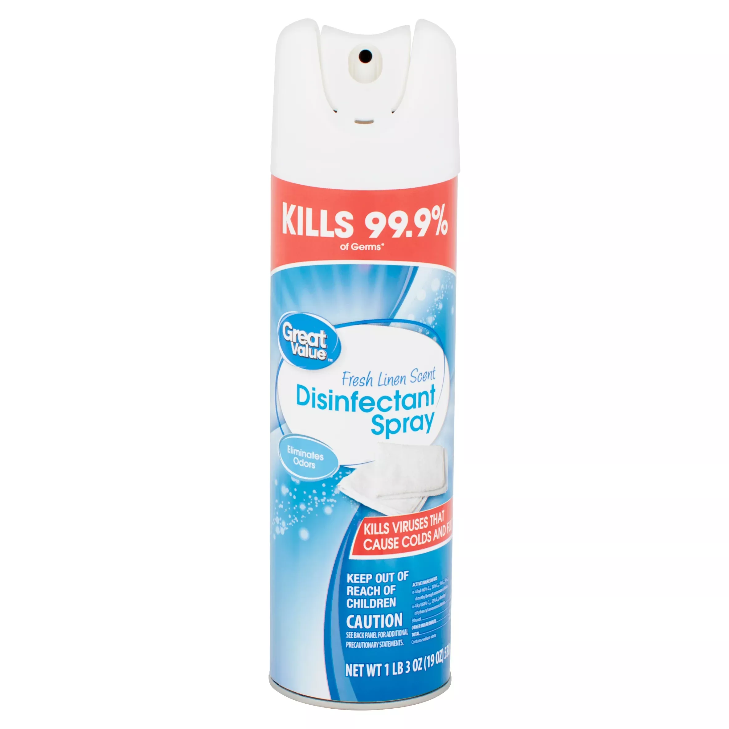 Fresh Linen Scent Disinfectant Spray 17 oz by Great Value