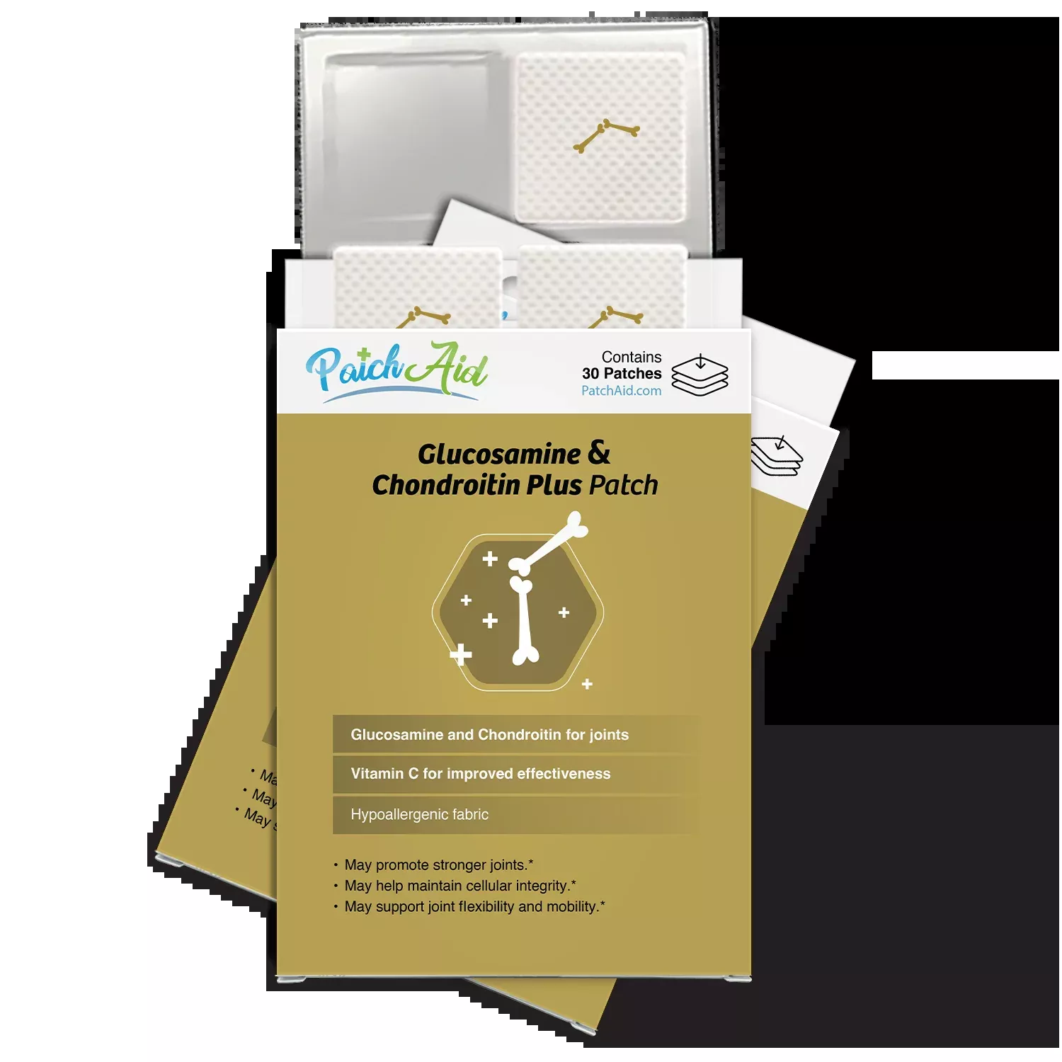 Glucosamine and Chondroitin Topical Plus Vitamin Patch by PatchAid