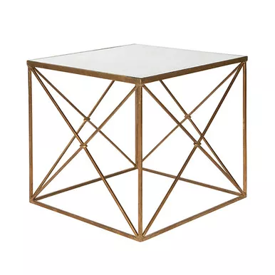 Gold Furano Side Table by Aidan Gray