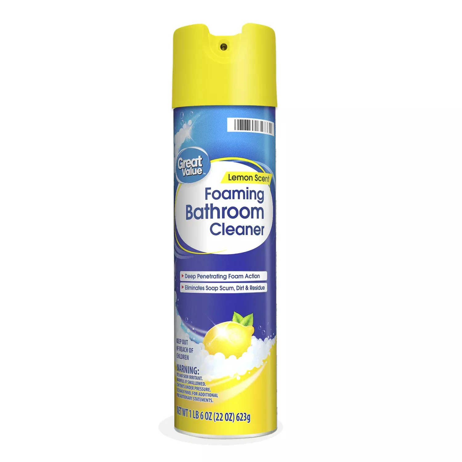 Great Value Lemon Scent Foaming Bathroom Cleaner 22oz