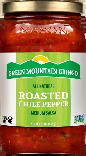 Green Mountain Gringo - Roasted Chile Pepper Medium Salsa