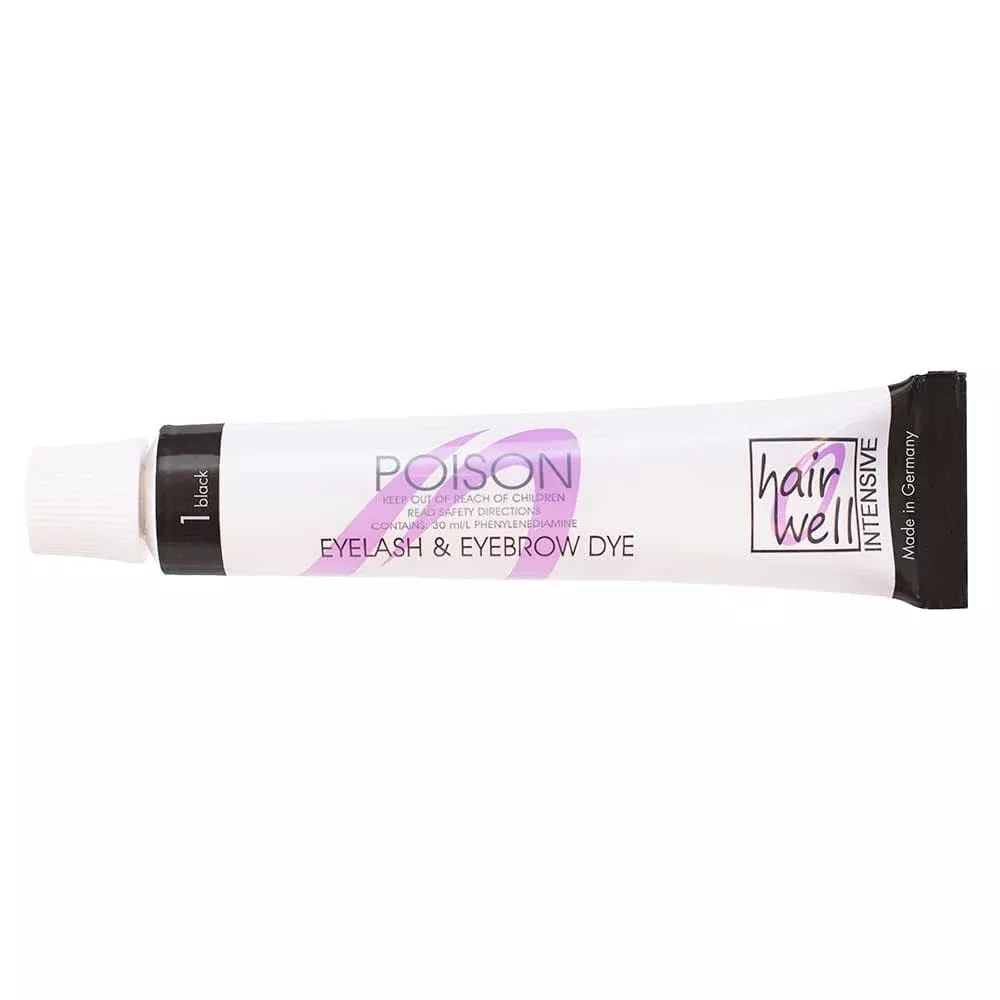 Hairwell Eyelash Eyebrow Tint Black 20ML