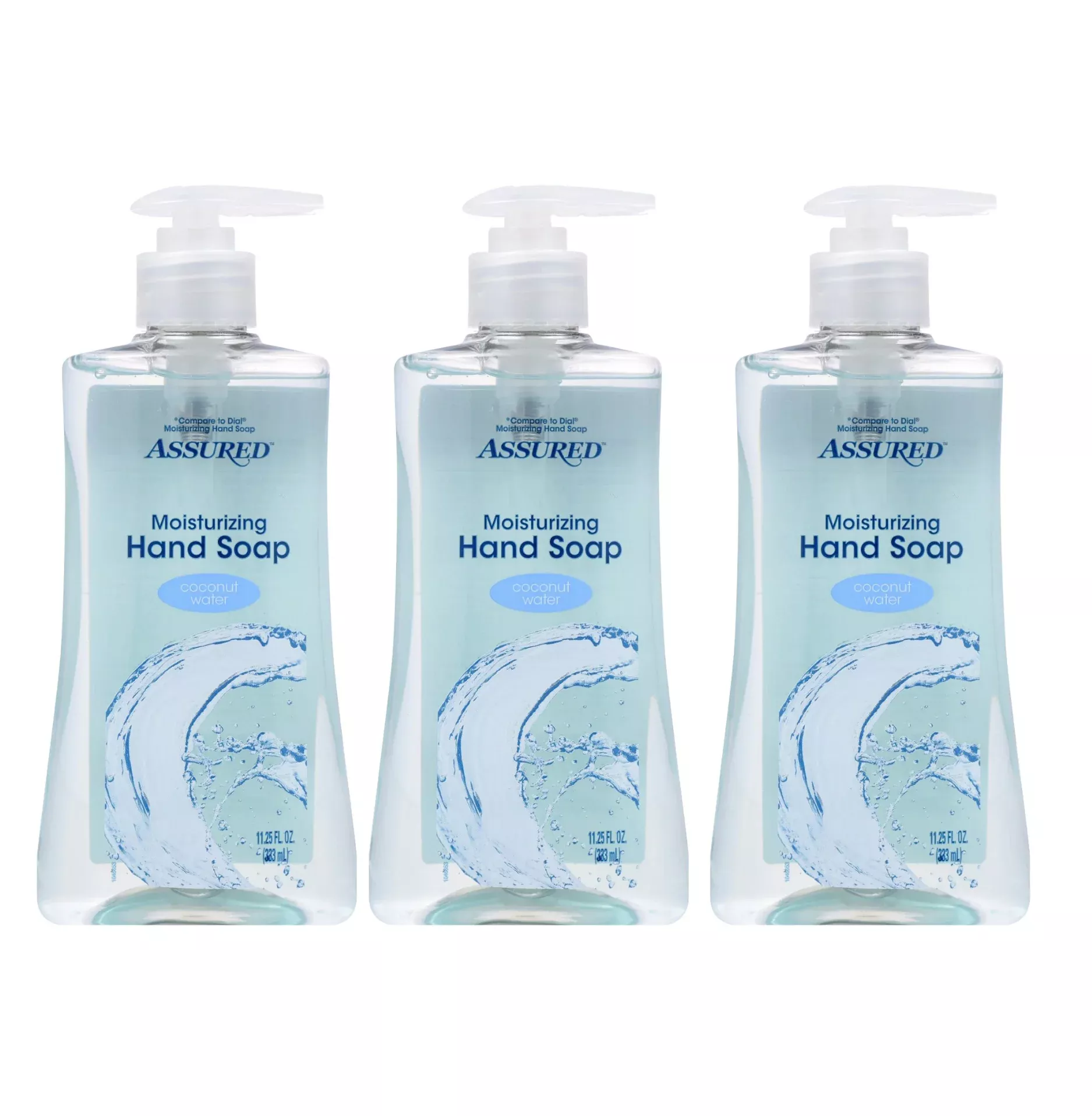 Hand Soap Coconut Water 11.25 oz by Assured "3-PACK"