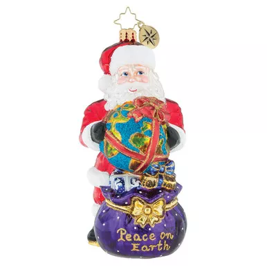He's Got The Whole World Ornament by Christopher Radko