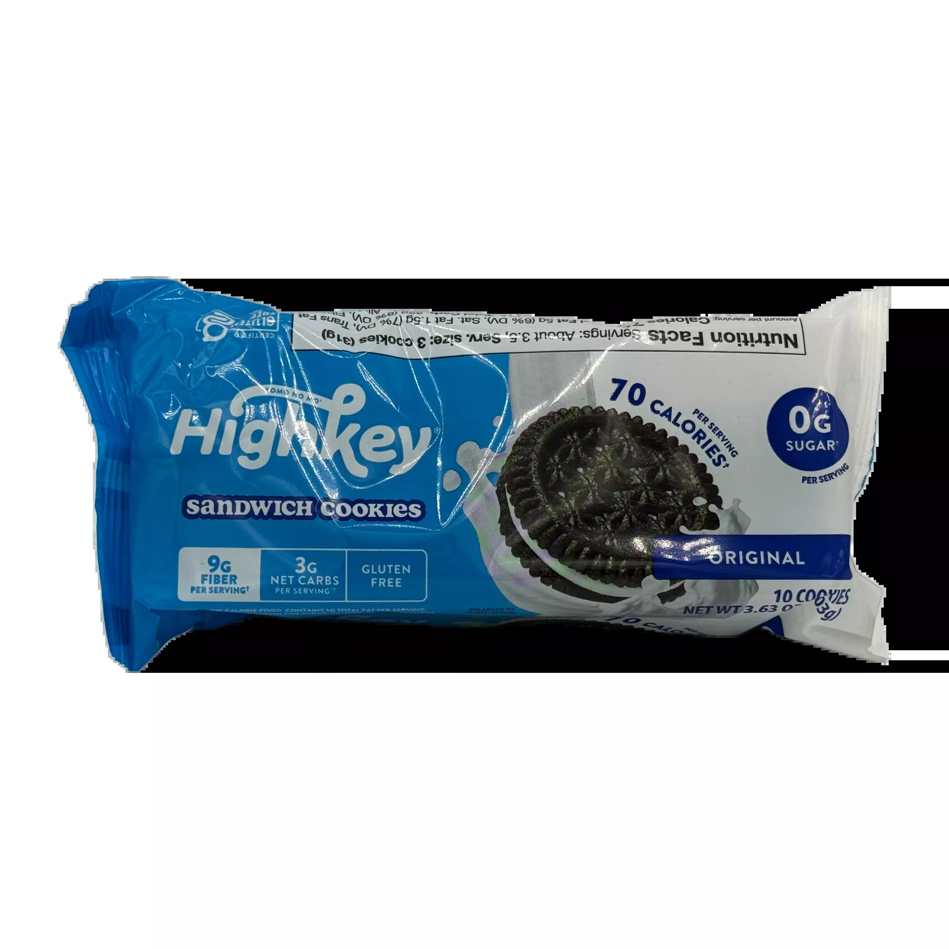 HighKey Snacks Sugar Free Sandwich Cookies