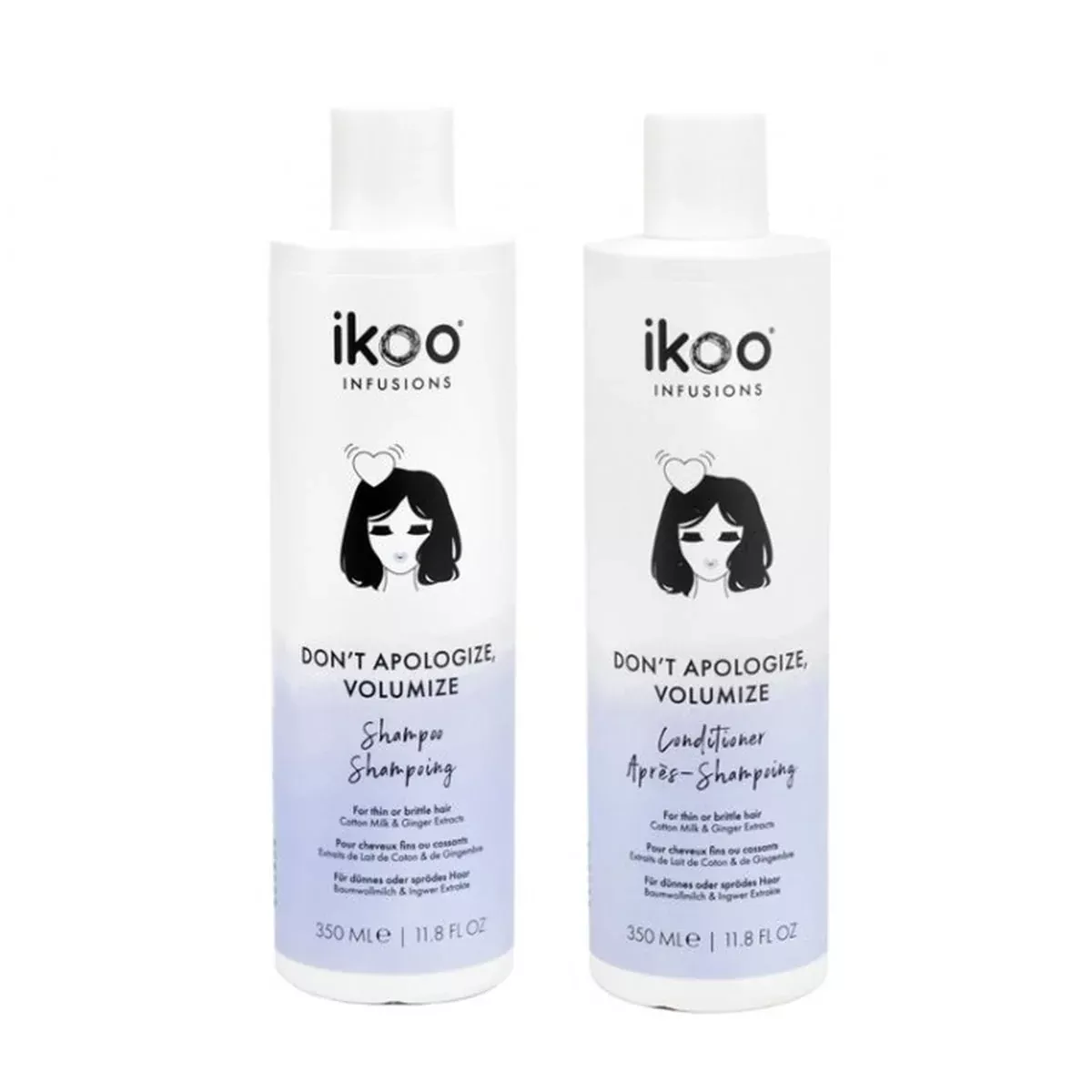 iKoo Don't Apologize, Volumize Shampoo and Conditioner Duo Set