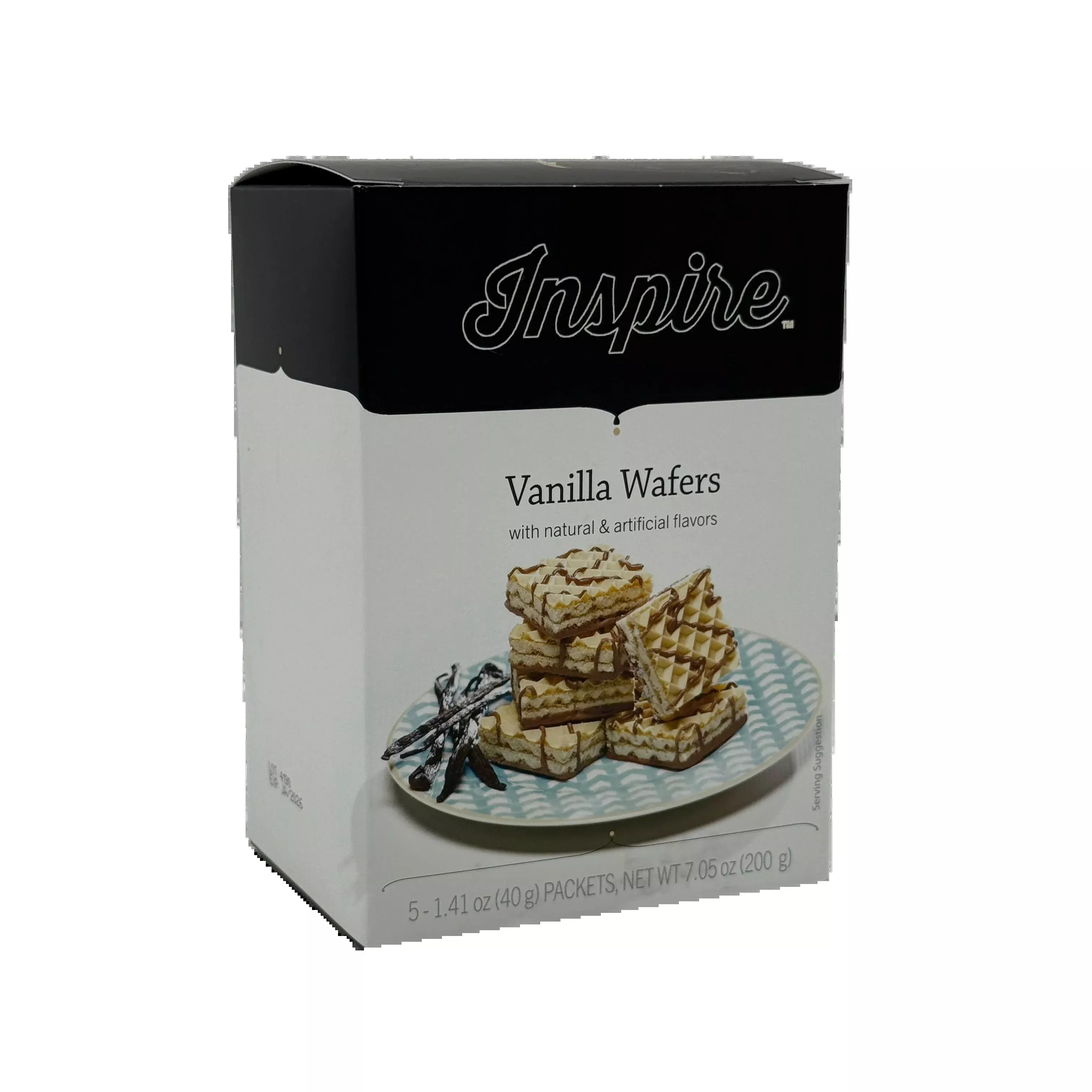 Inspire Square Protein Wafers - Vanilla