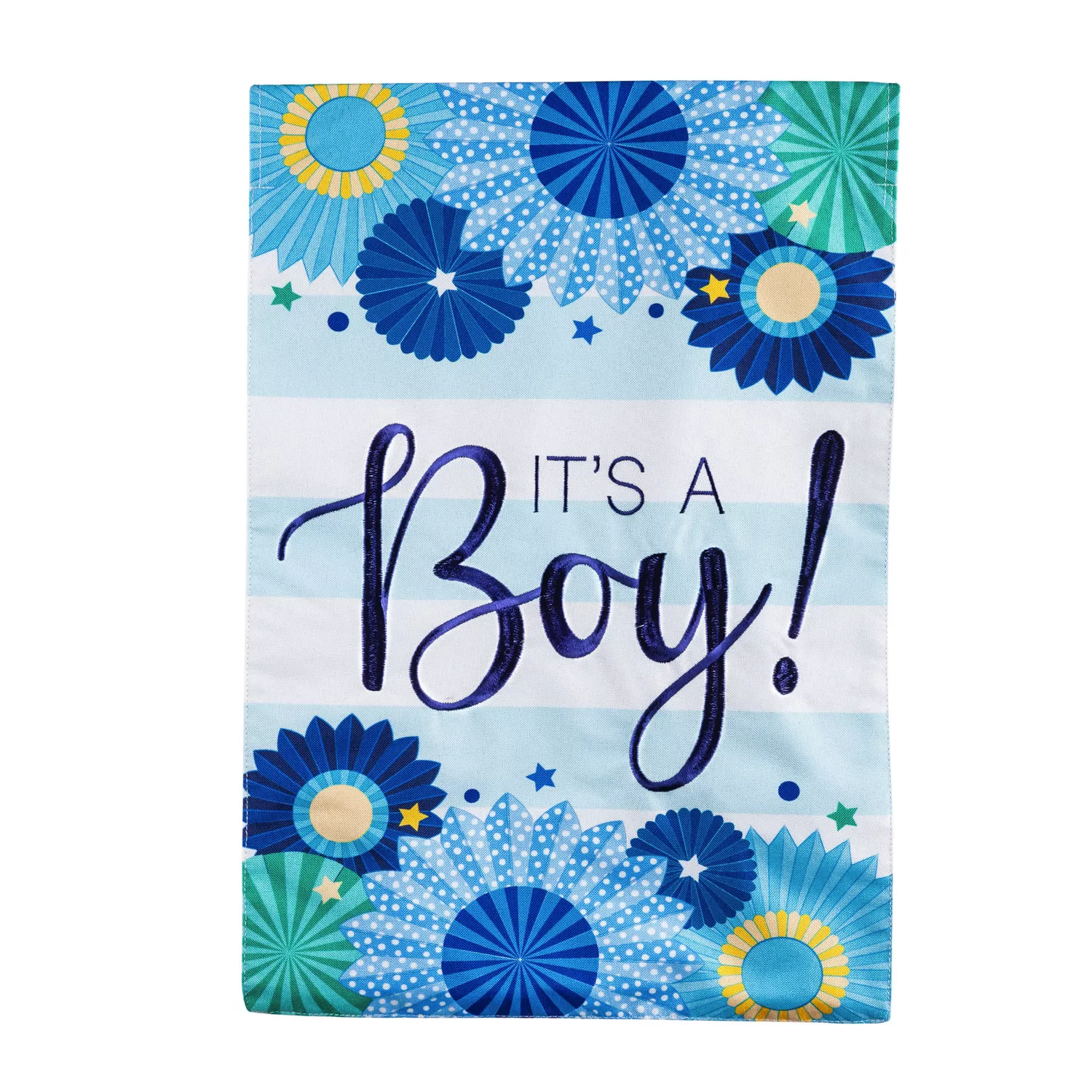 It's a Boy Garden Linen Flag