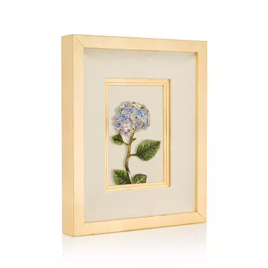 Jay Strongwater Aurelia Hydrangea Wall Art