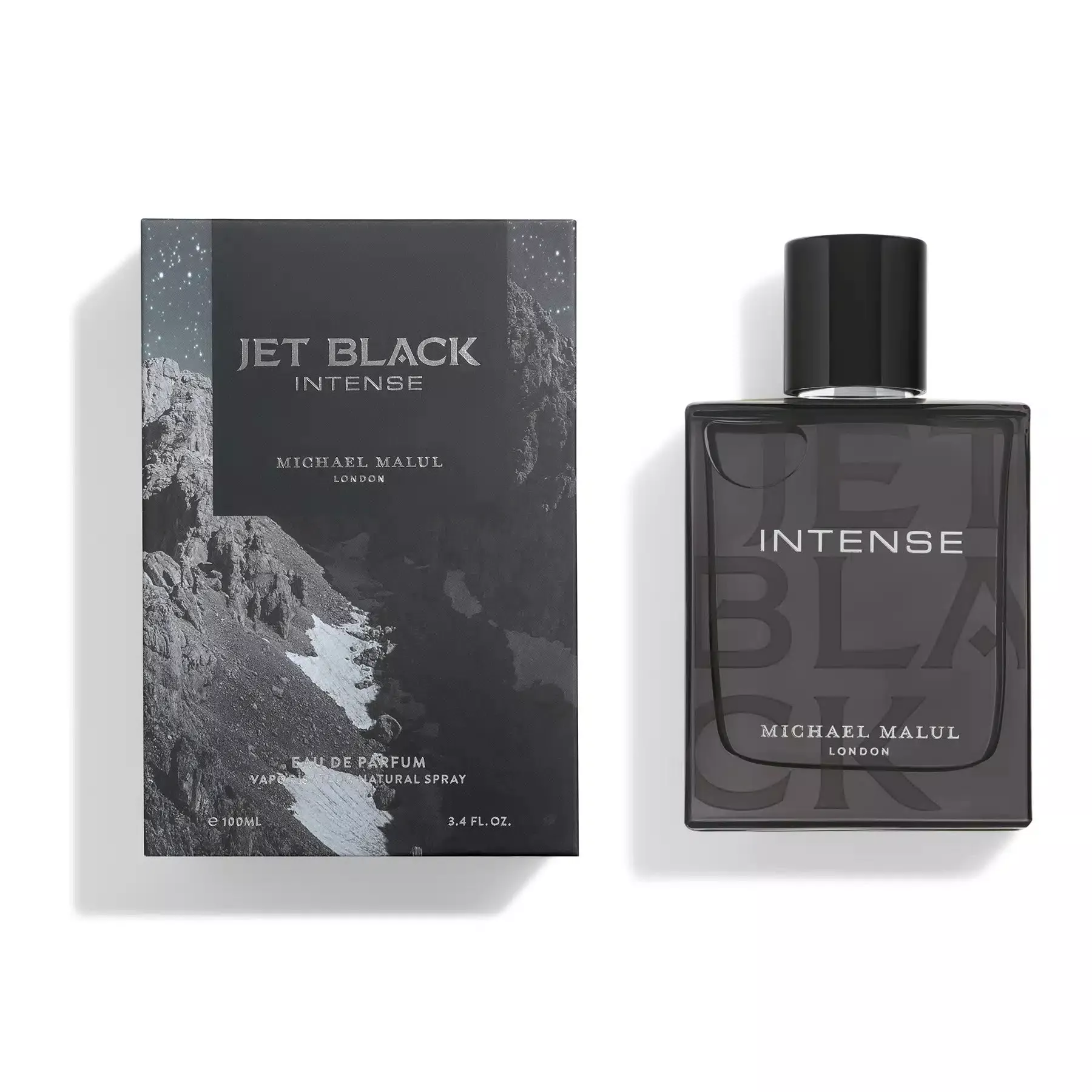 Jet Black Intense by Michael Malul 3.4 oz For Men