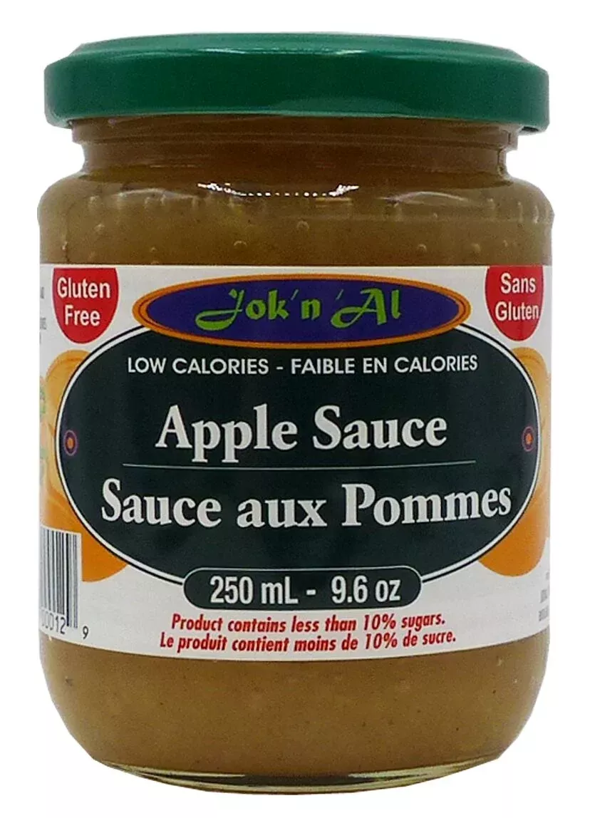 Jok n Al Low Calorie Apple Sauce 9 oz.