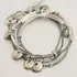 Journey Metallic Silver Large Bracelet by Lizzy James