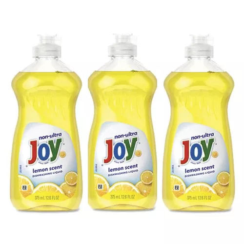 Joy Dishwashing Liquid Lemon Scent 12.6 oz "3-PACK"