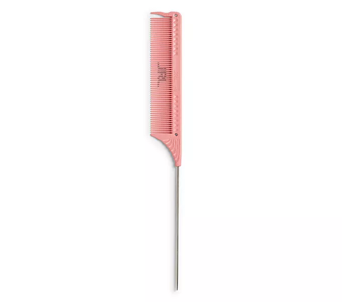 JRL Pin Tail Comb 8.8" - Pink