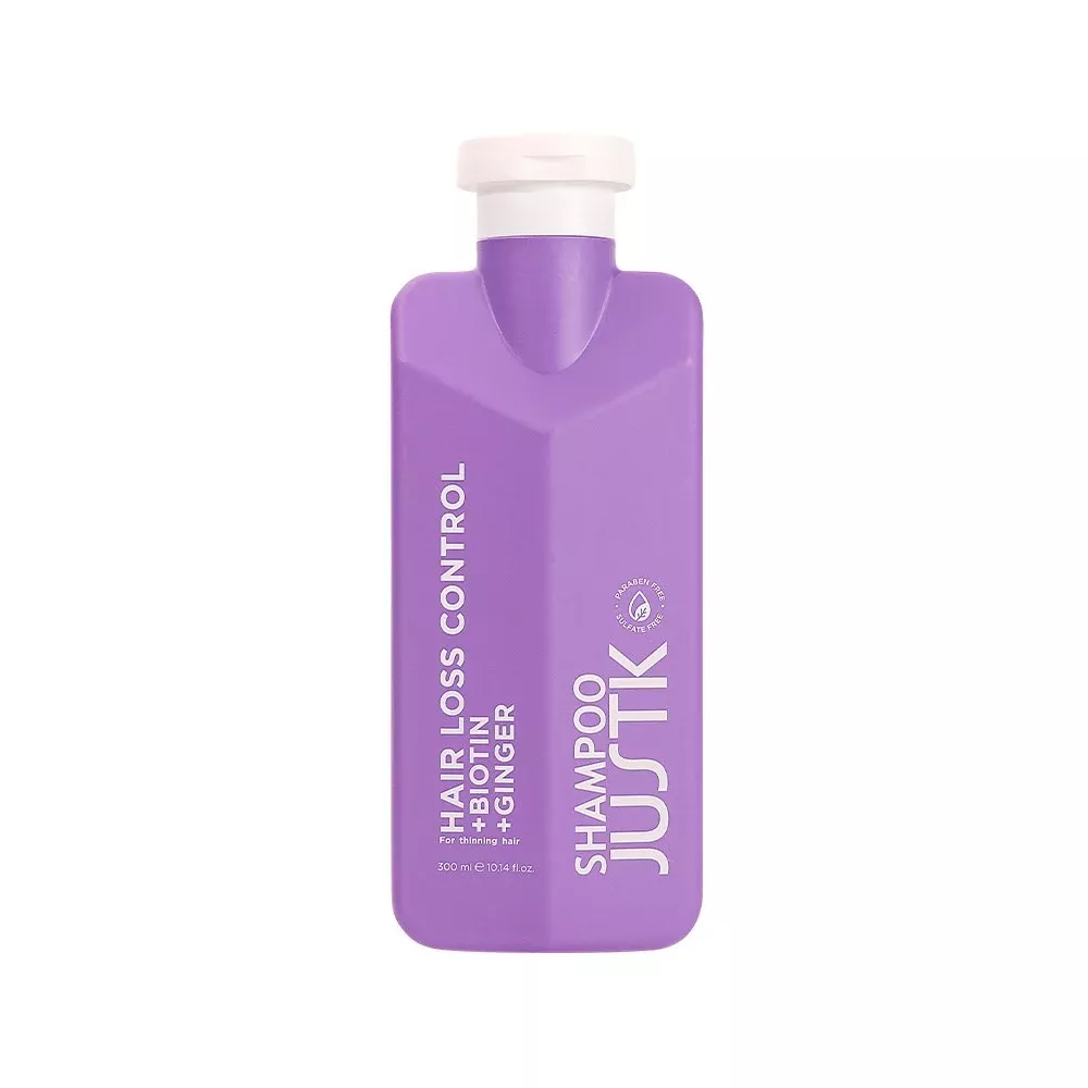 JustK Biotin & Ginger Thinning Hair Loss Control Shampoo - 300ml