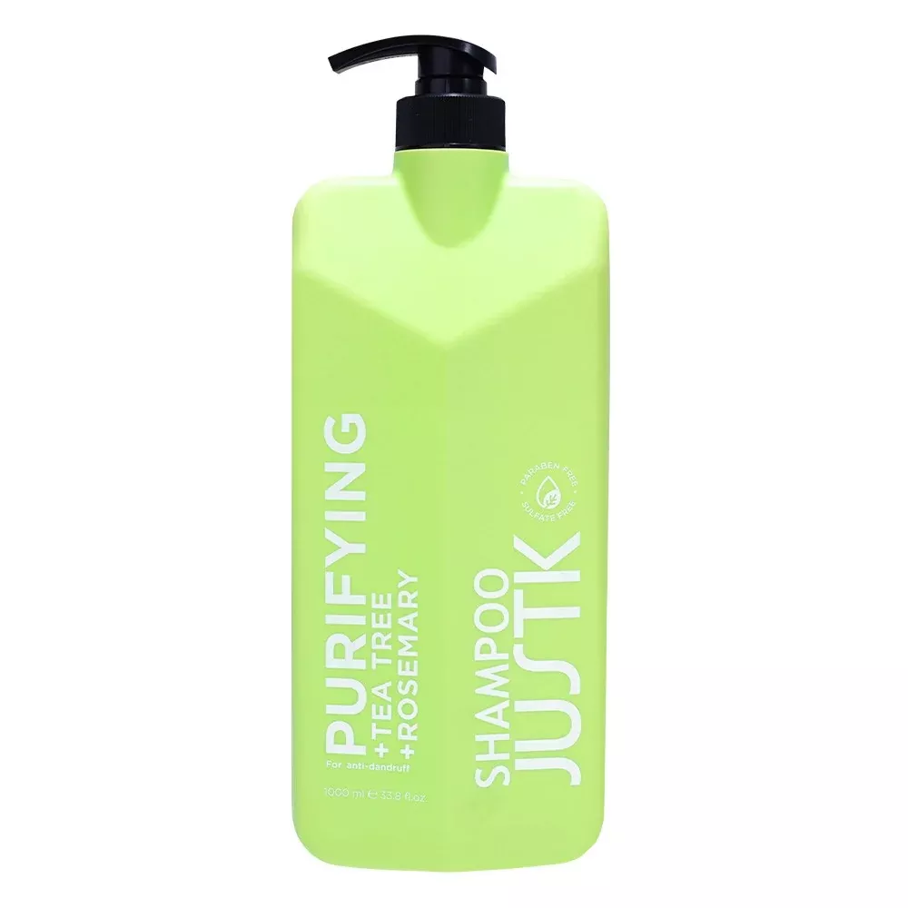 JustK Tea Tree & Rosemary Purifying Anti Dandruff Shampoo - 1L