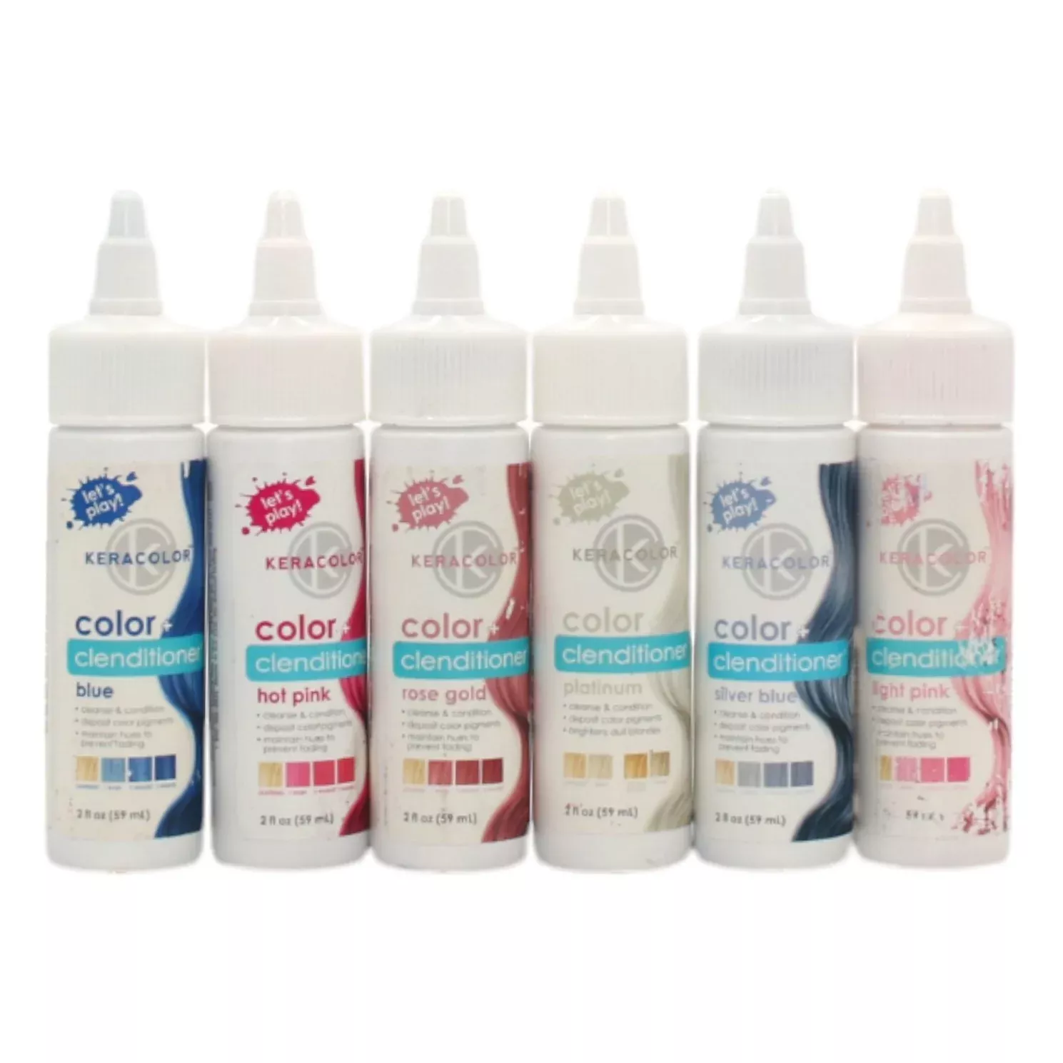 Keracolor Clenditioner Deposit Color Pigments 2 oz