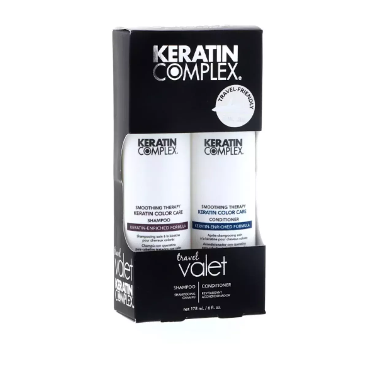 Keratin Complex Color Care Travel Valet Shampoo & Conditioner Set