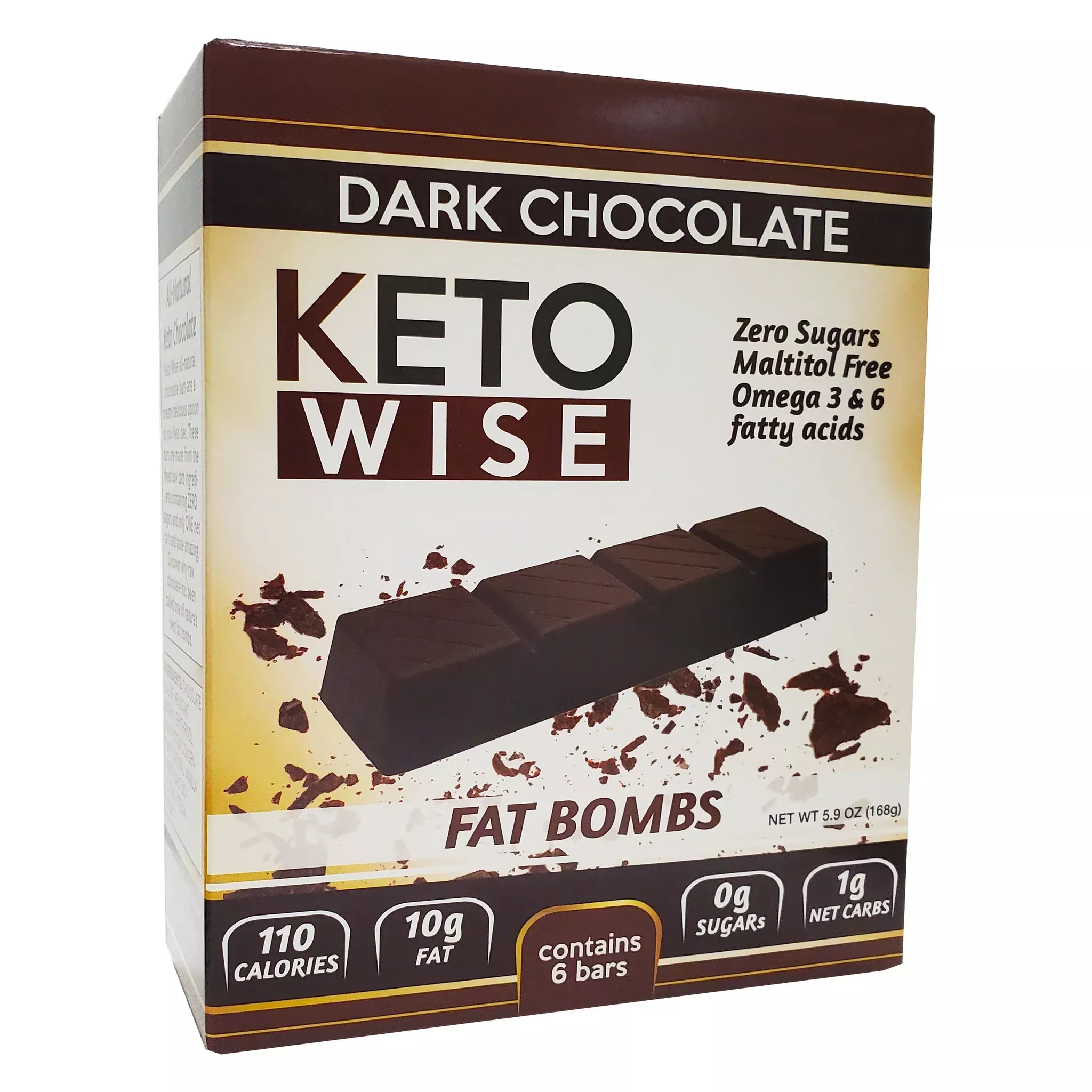 Keto Wise Fat Bombs - Dark Chocolate Bar