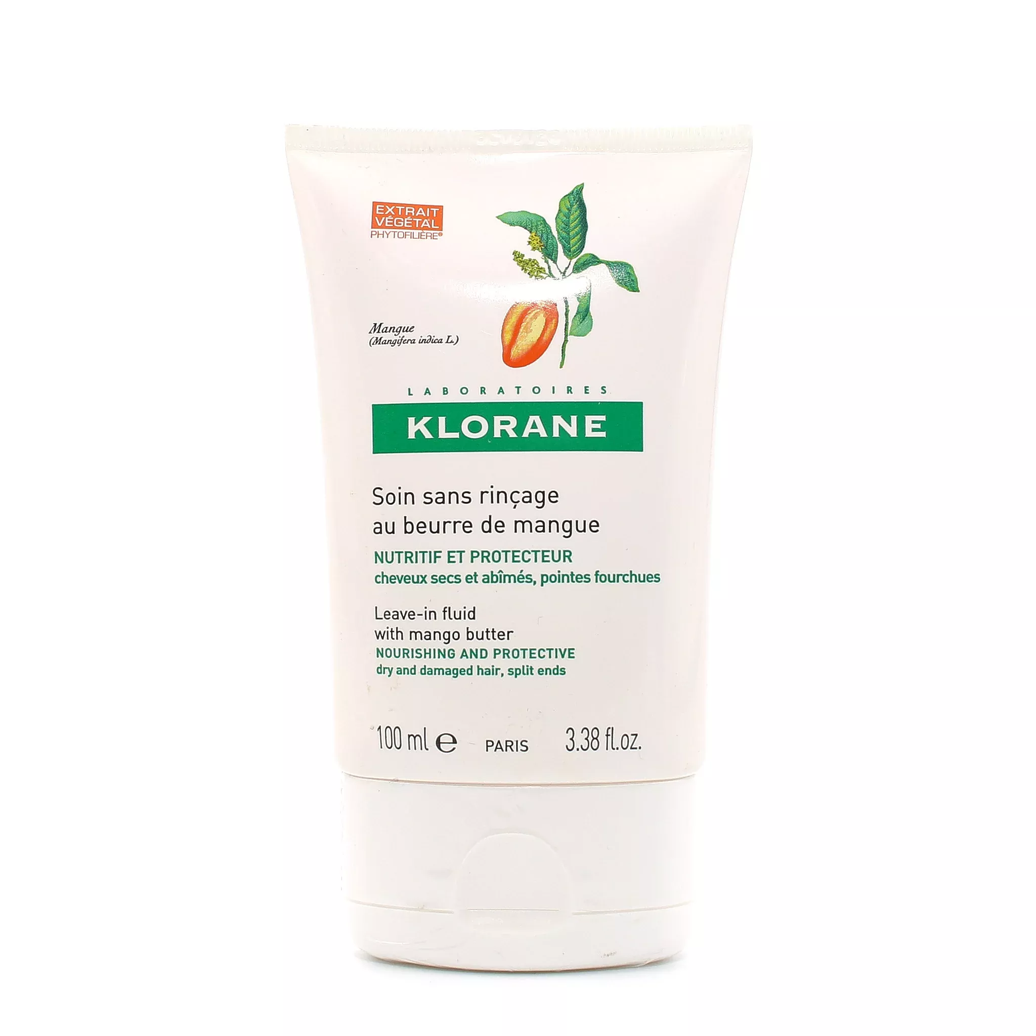 KLORANE Leave In Fluid With Mango Butter 3.38 oz