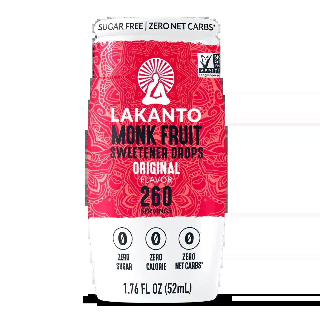 Lakanto Liquid Monk Fruit Sweetener Extract Drops - Original