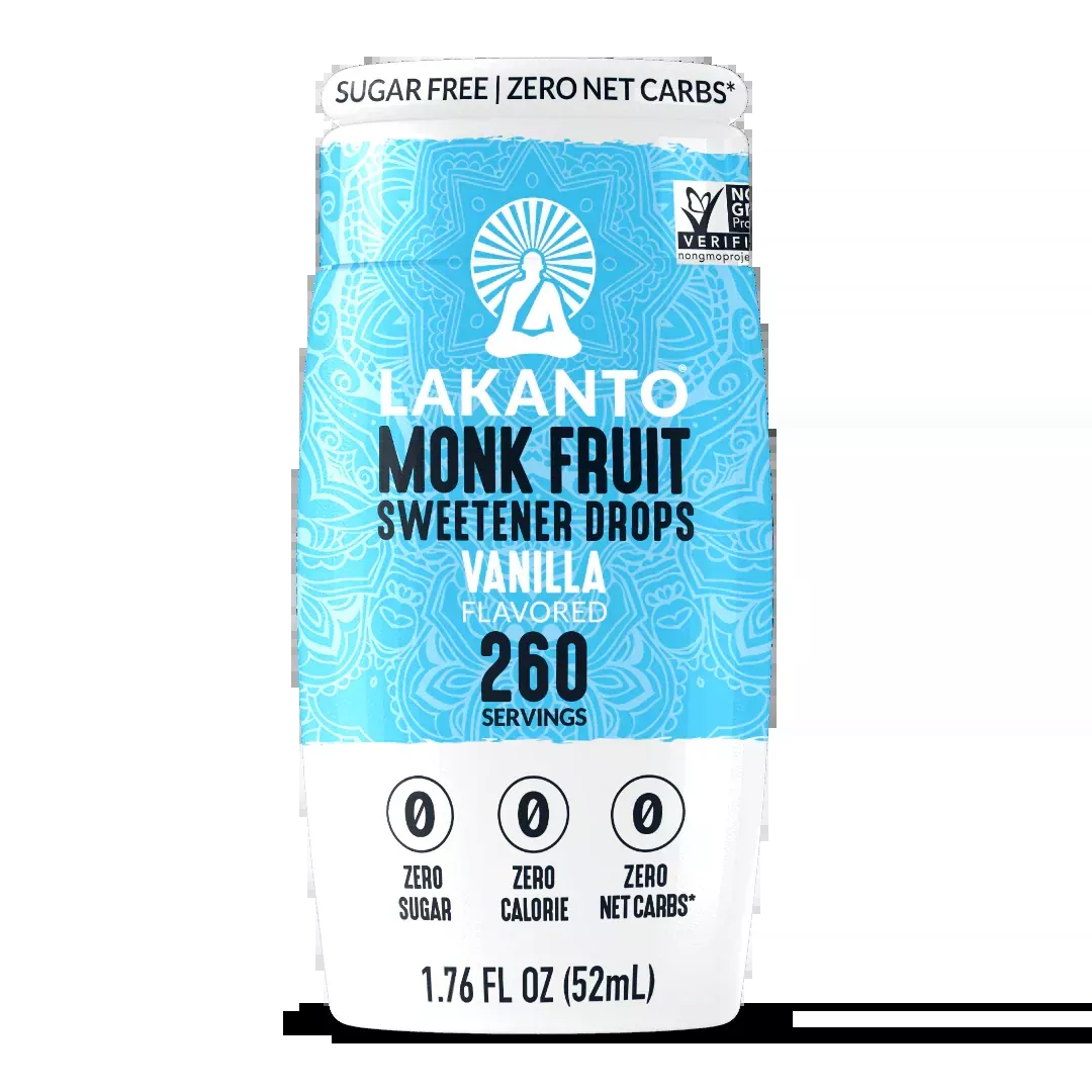 Lakanto Liquid Monkfruit Sweetener - Vanilla (1.76 fl oz)