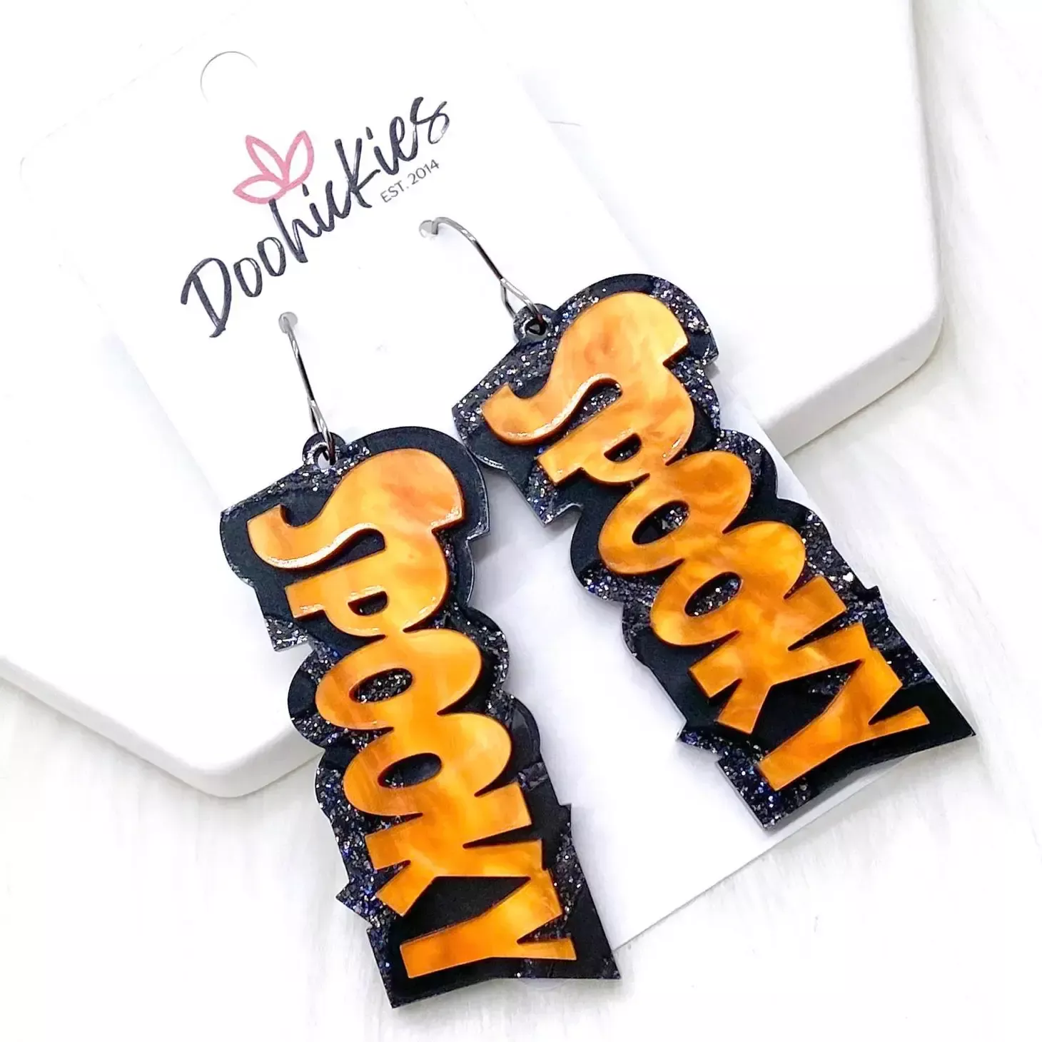 Layered SPOOKY Halloween Earrings