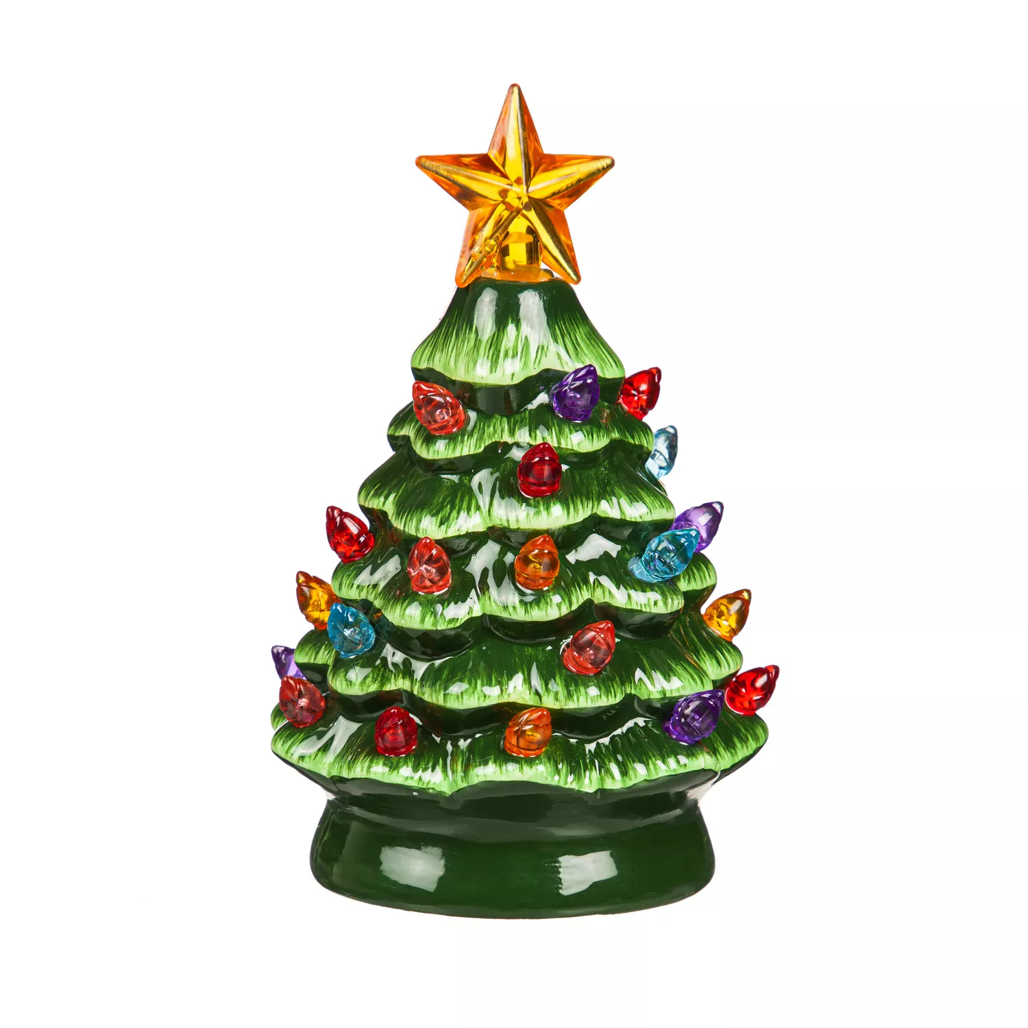LED Color Changing Mini Ceramic Tree