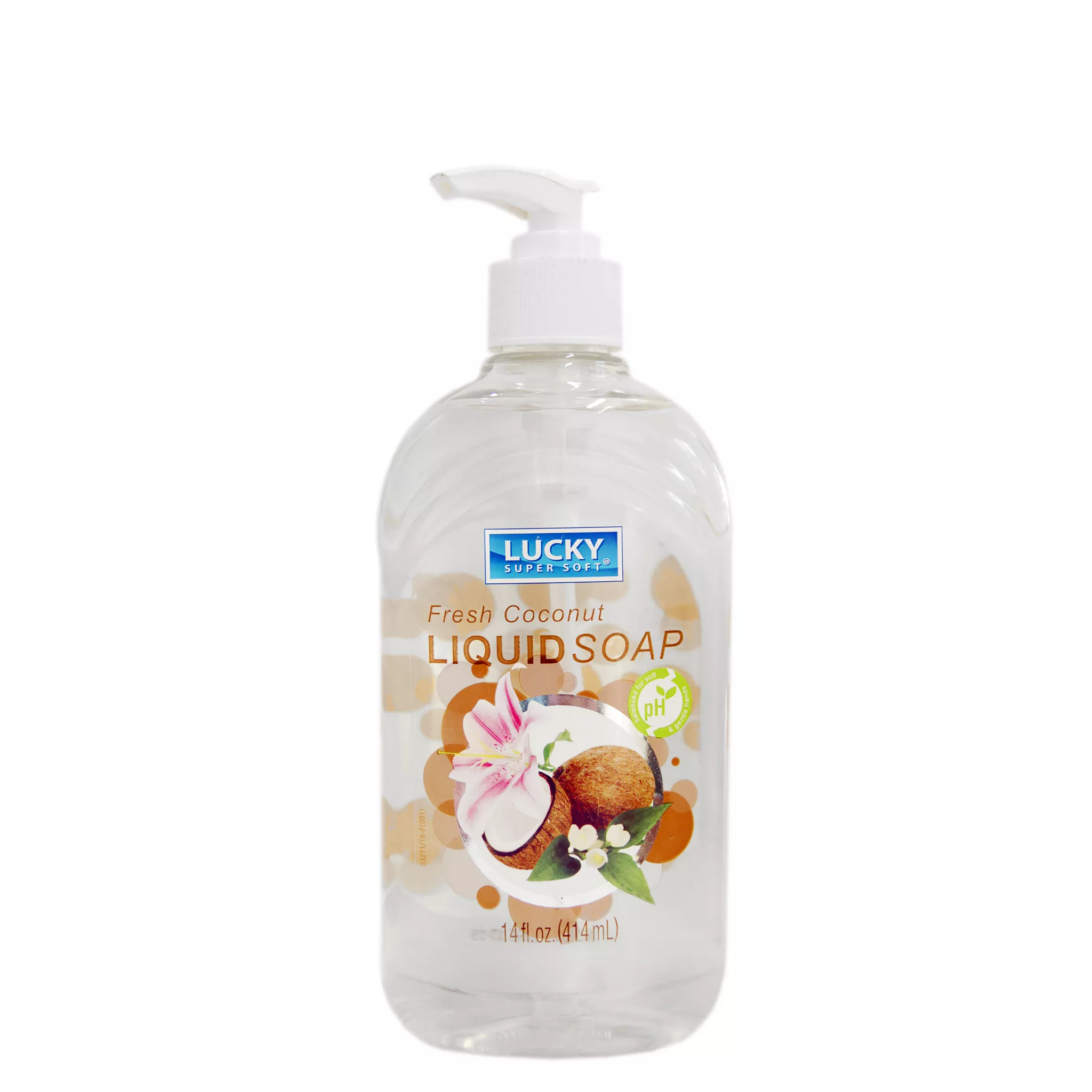 Lucky Liquid Soap Fresh Picked Coconut 14oz