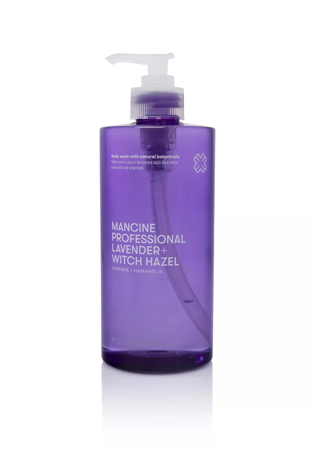 Mancine Body Wash: Lavender & Witch-Hazel 500ml