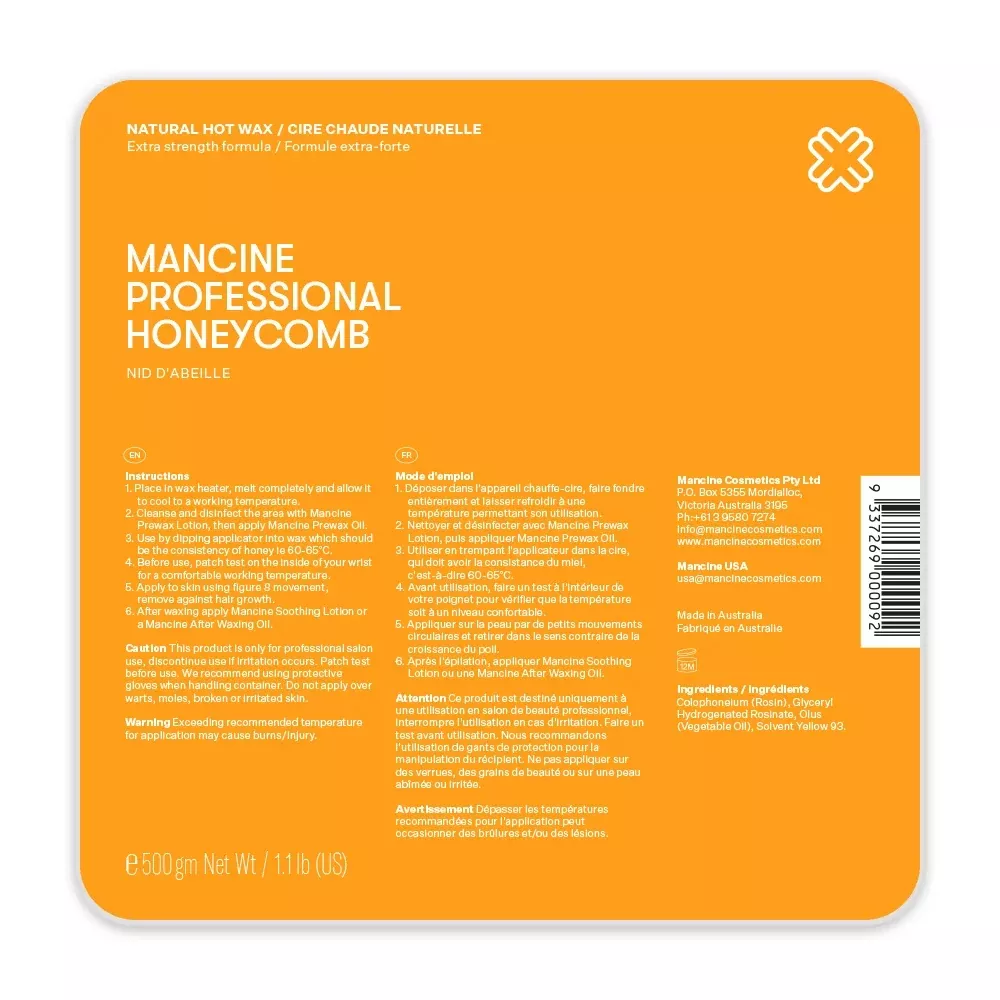 Mancine HONEY HOT WAX 500gm
