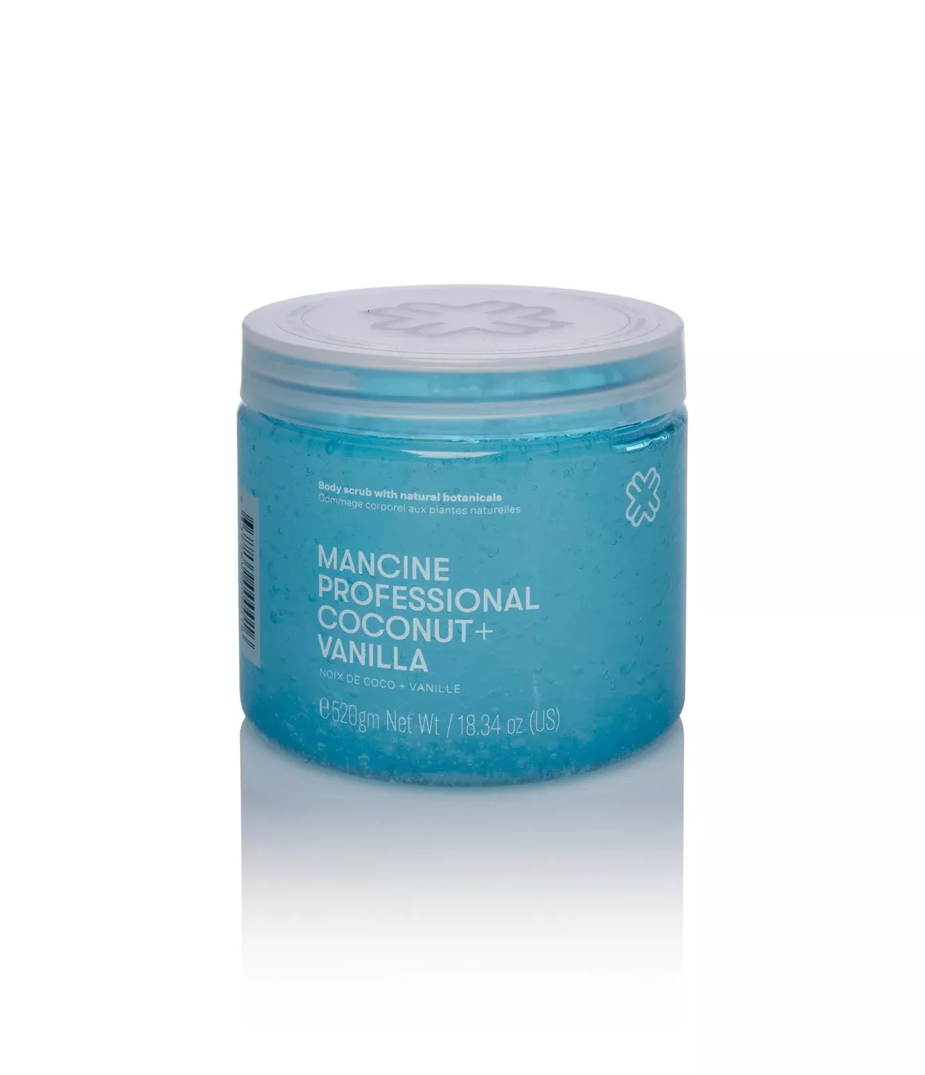 Mancine Hot Salt Body Scrub: Coconut & Vanilla 520g