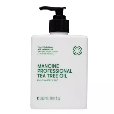 Mancine Tea Tree Face & Body Wash 2% 300ml