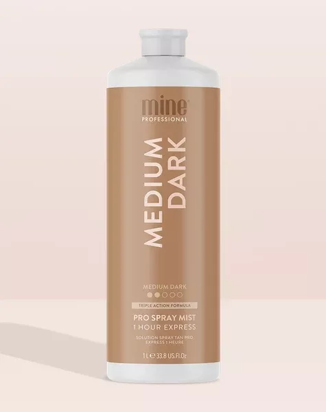 MineTan Medium Dark Pro Spray Mist 33.8 oz / 1L