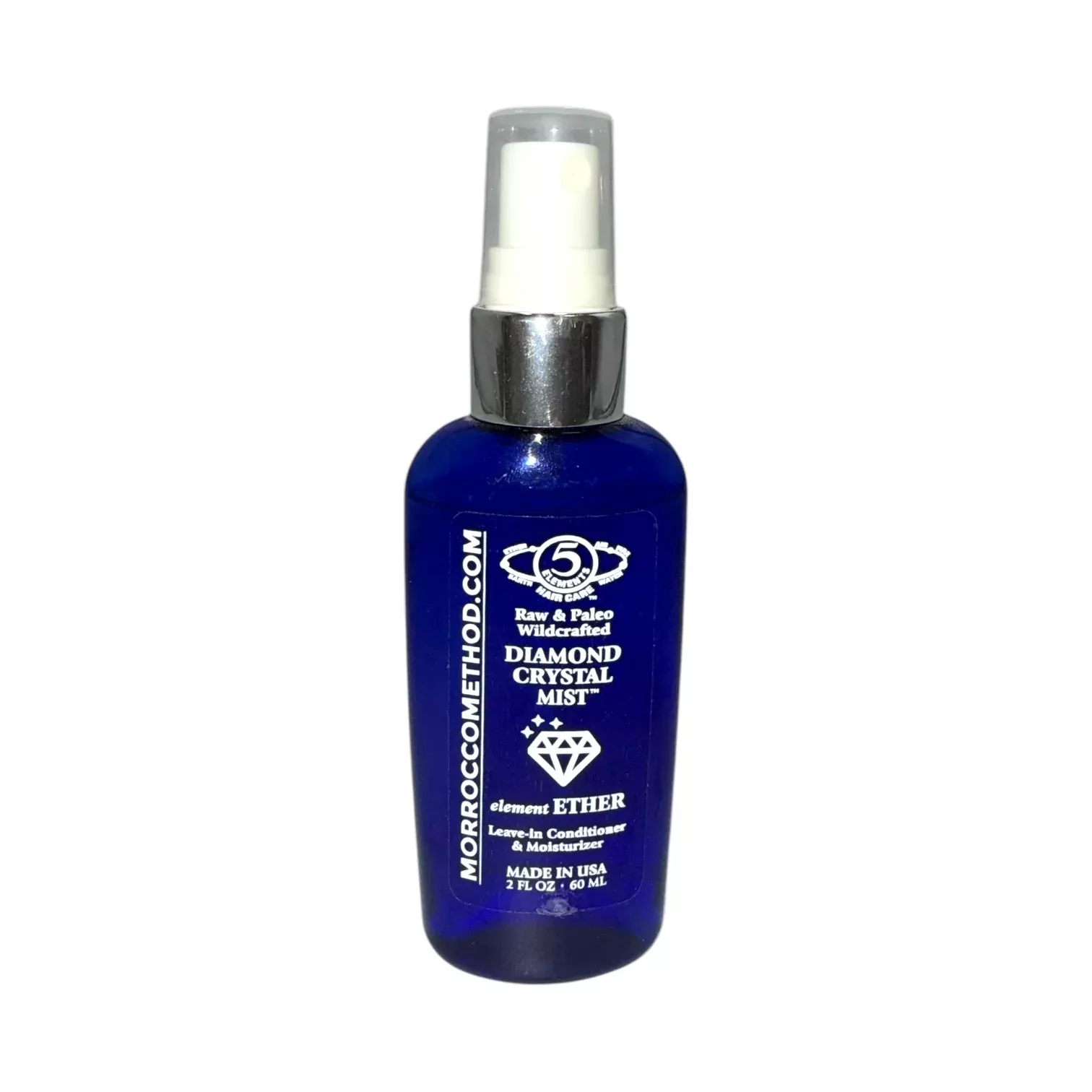 Morrocco Method Raw & Paleo Wildcrafted Diamond Crystal Mist Leave In 2 oz