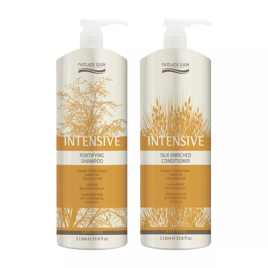 Natural Look Intensive Shampoo & Conditioner 1L Bundle