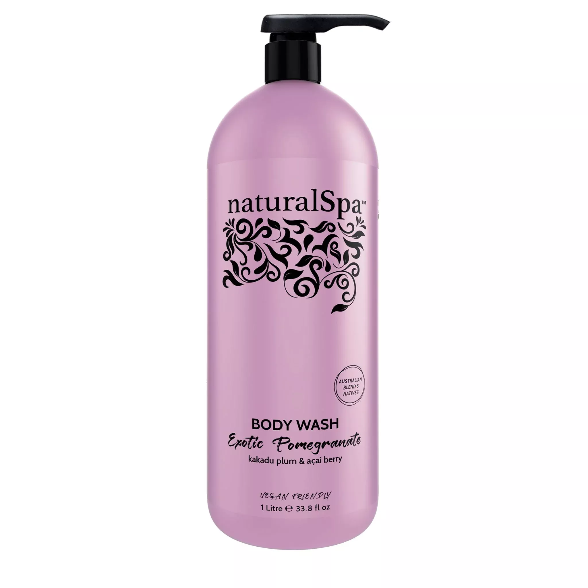Natural Look Natural Spa Exotic Pomegranate Body Wash 1Lt